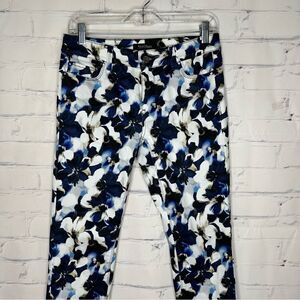 White‎ House Black Market size 4R Blanc Slim Ankle Pants